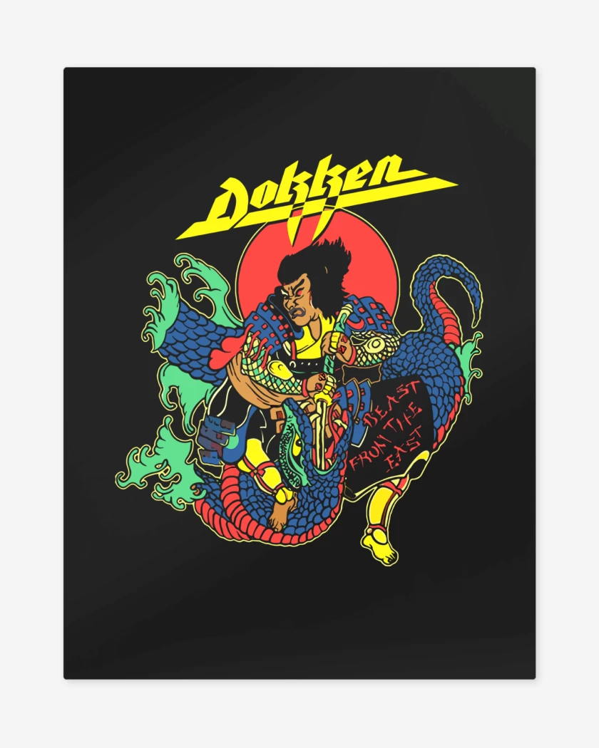 Print metalico Dokken Beast From the East