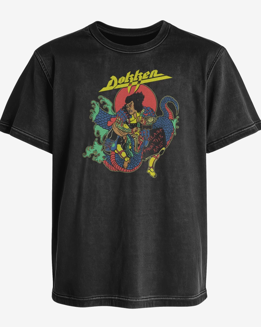 Polera desgastada Dokken Beast From the East