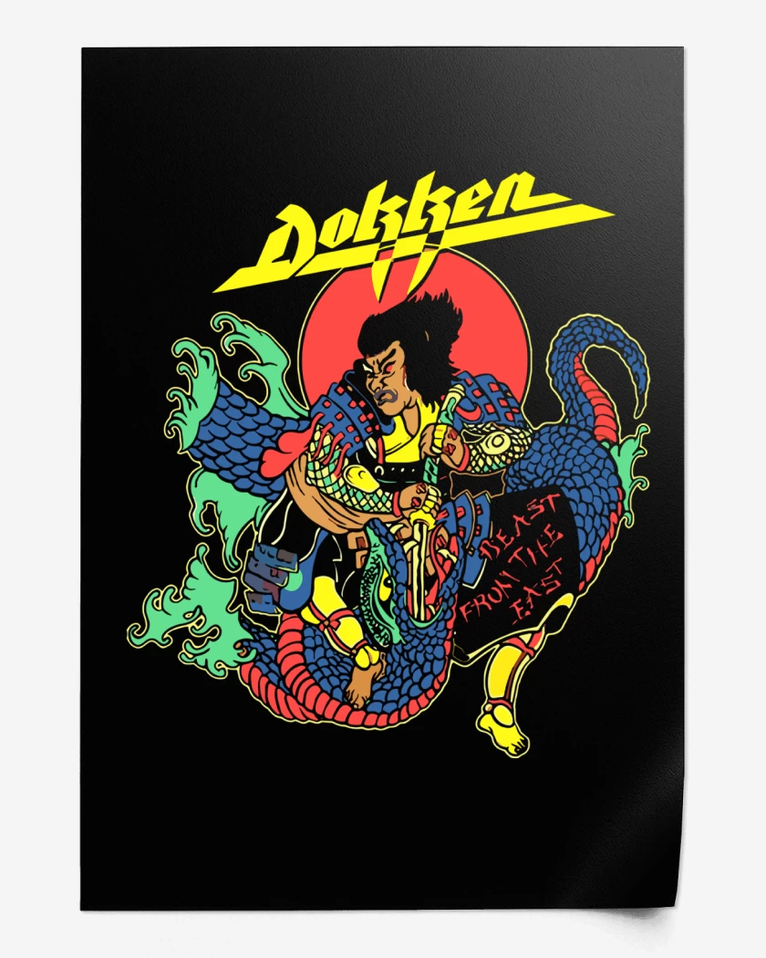 Print Dokken Beast From the East