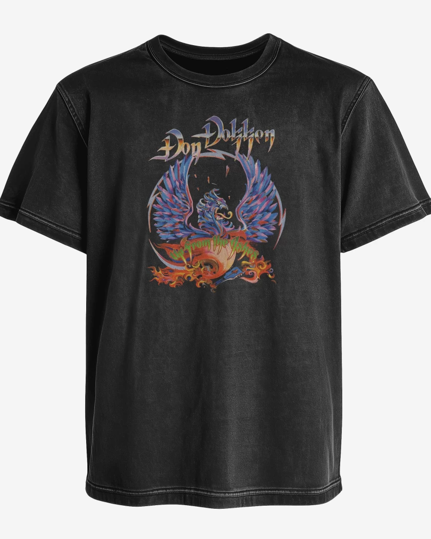 Polera desgastada Don Dokken Up From 