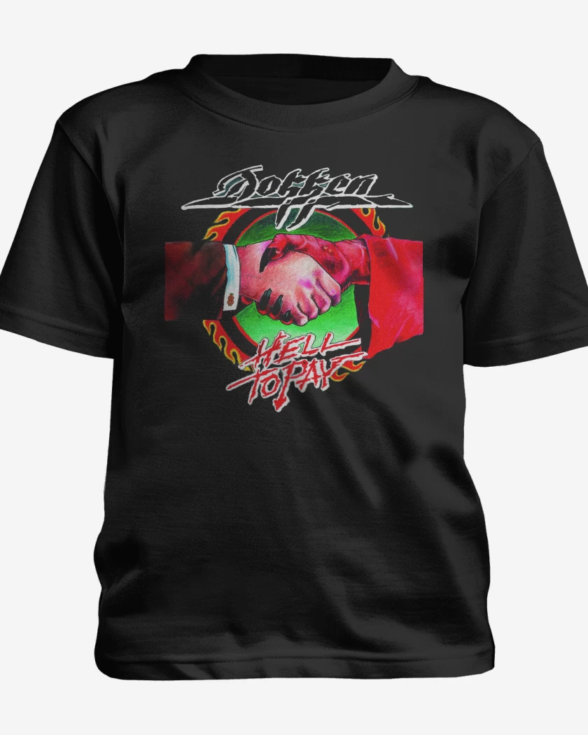 Polera de niño Negro de Dokken Hell to Pay