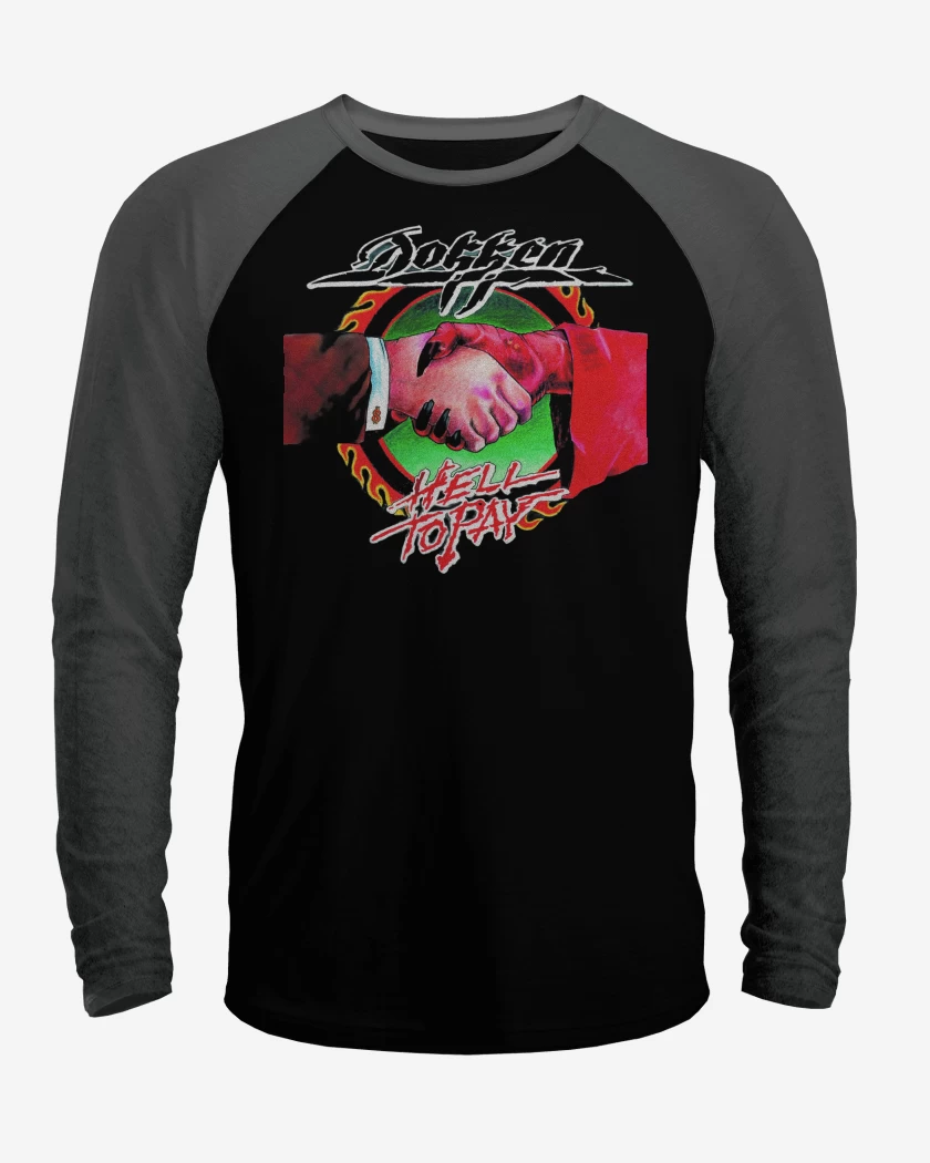 Polera Raglan Dokken Hell to Pay