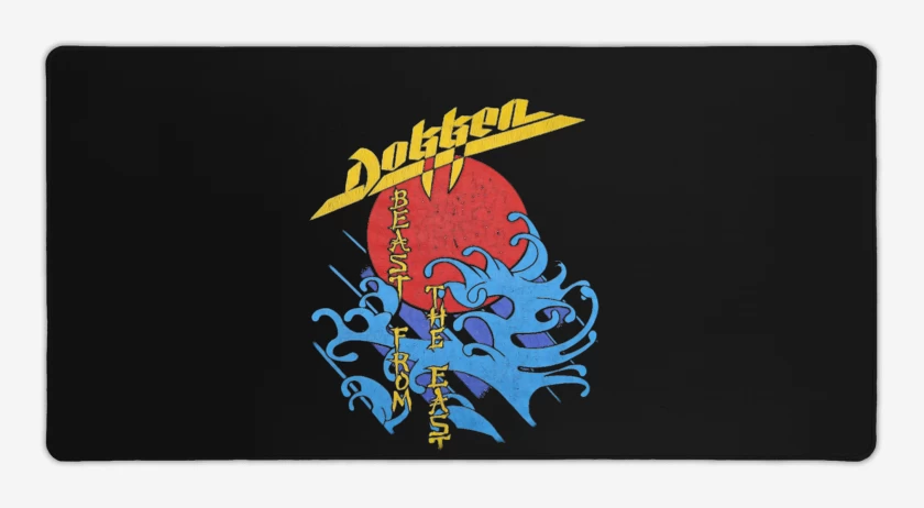 Mouse pad Gamer Negro de Dokken Beast