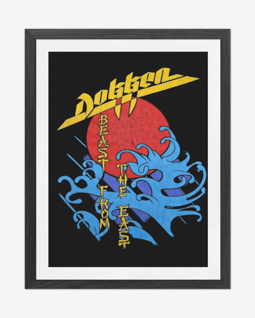 Cuadro decorativo Negro de Dokken Beast