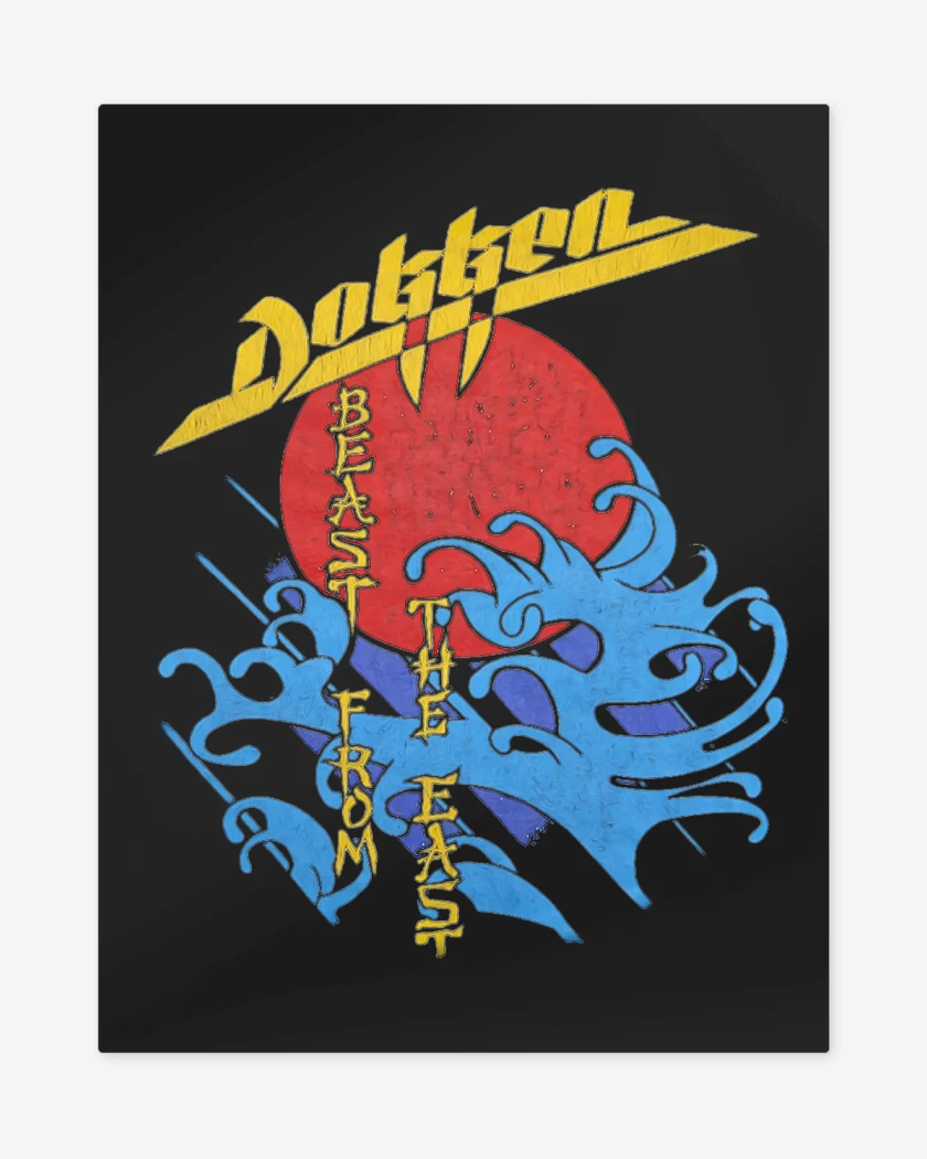 Print metalico Negro de Dokken Beast