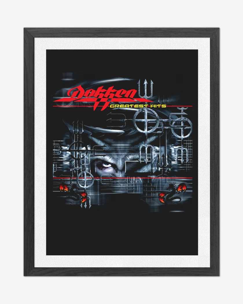 Cuadro decorativo Negro de Dokken Greatest Hits