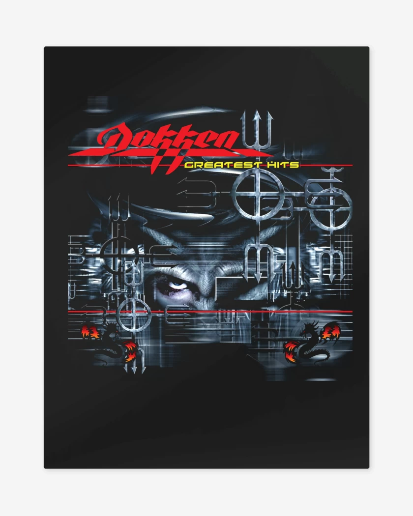 Print metalico Dokken Greatest Hits