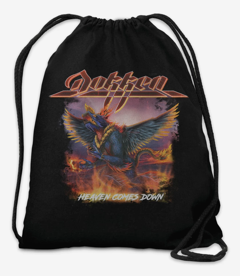 Mochila Negro de Dokken Heaven Comes Down