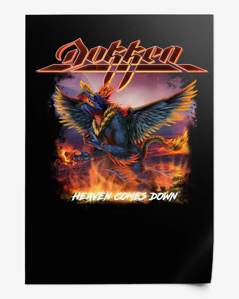 Print Dokken Heaven Comes Down