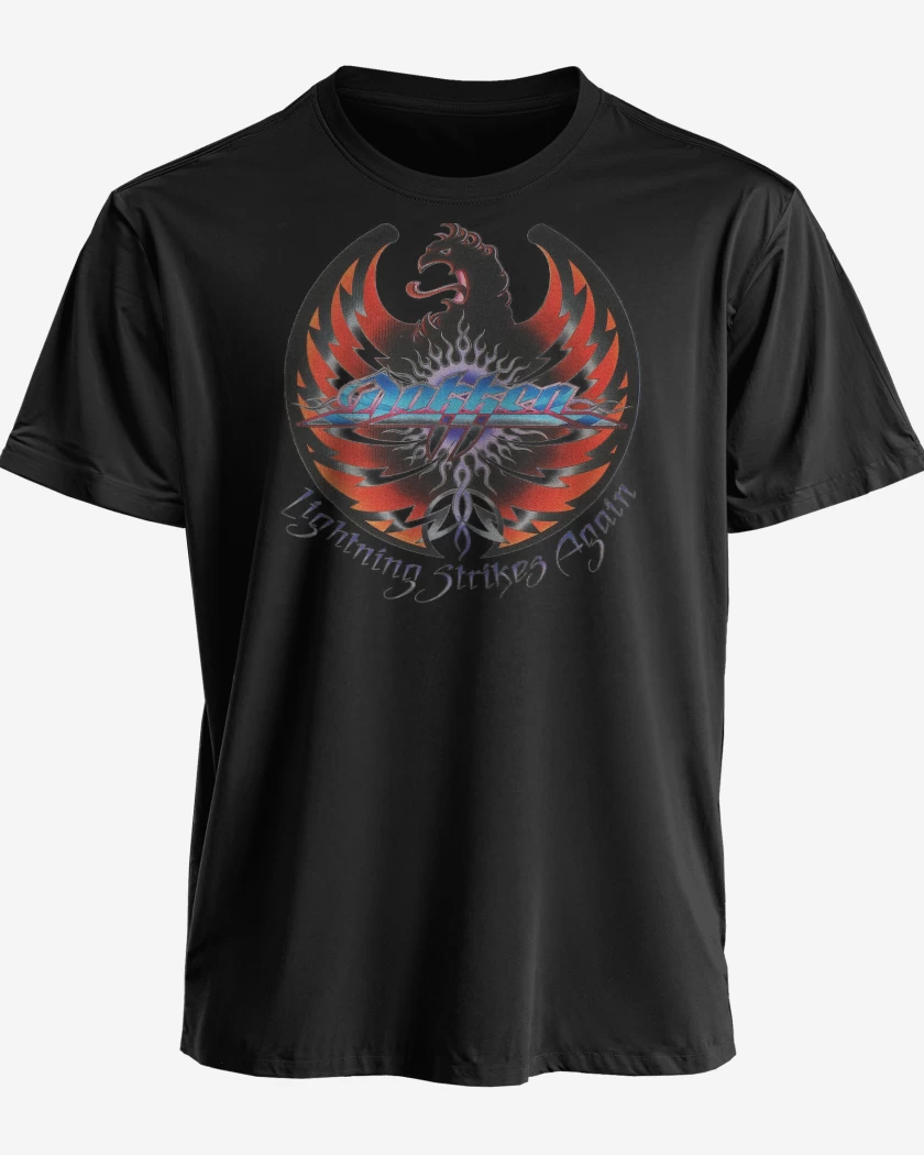 Polera Dokken Lightning Strikes Again