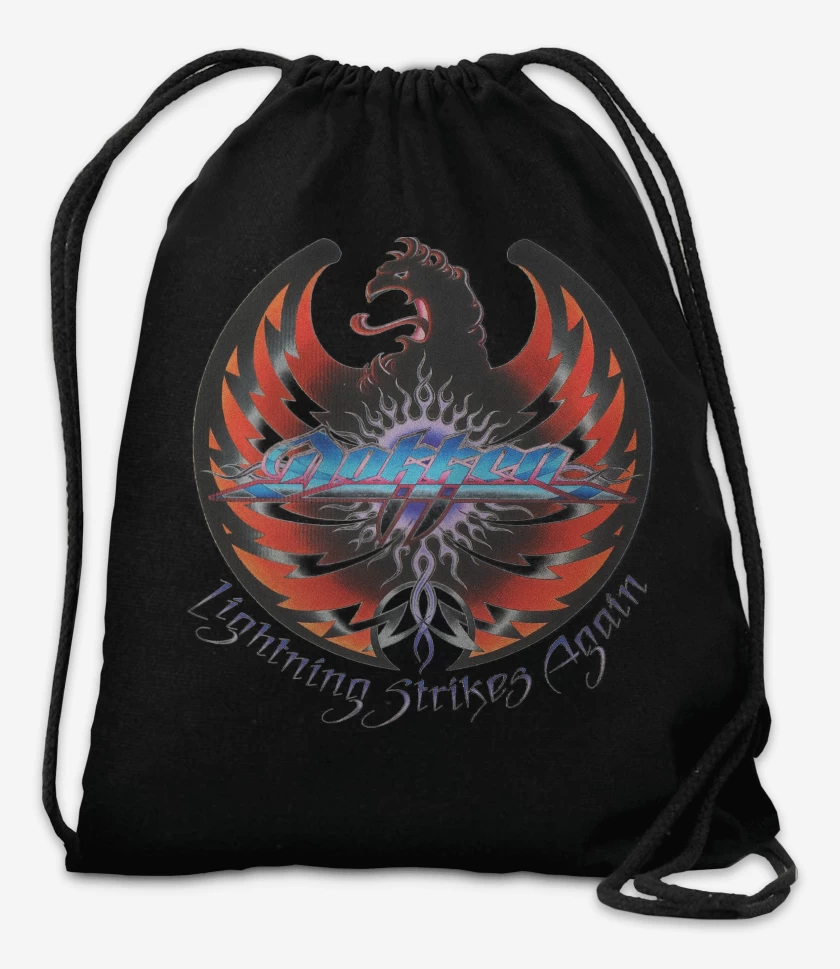 Mochila Negro de Dokken Lightning Strikes Again