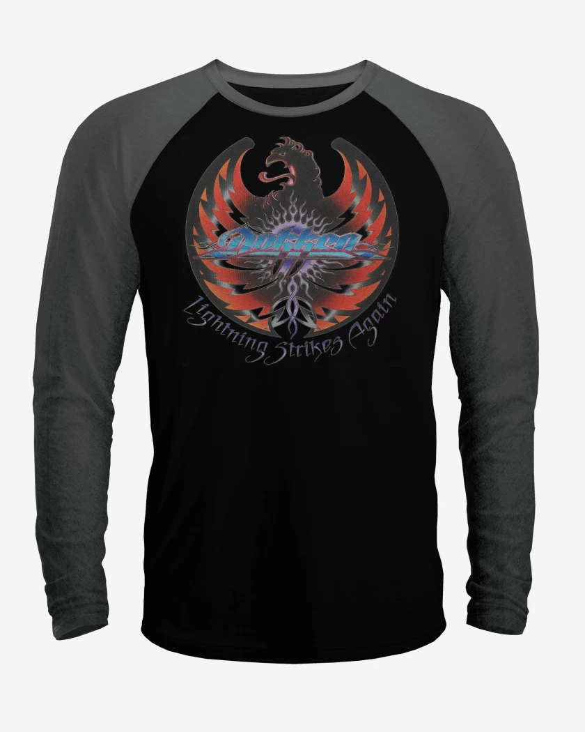 Polera Raglan Dokken Lightning Strikes Again