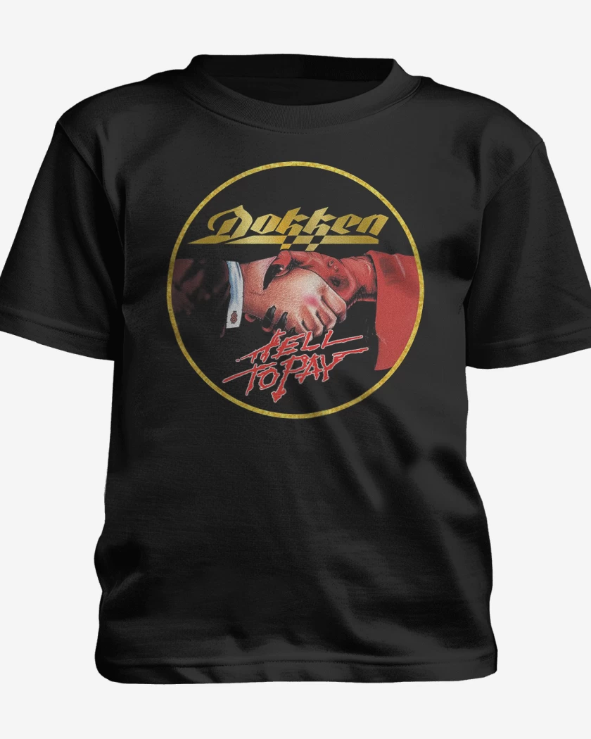 Polera de niño Negro de Dokken Hell