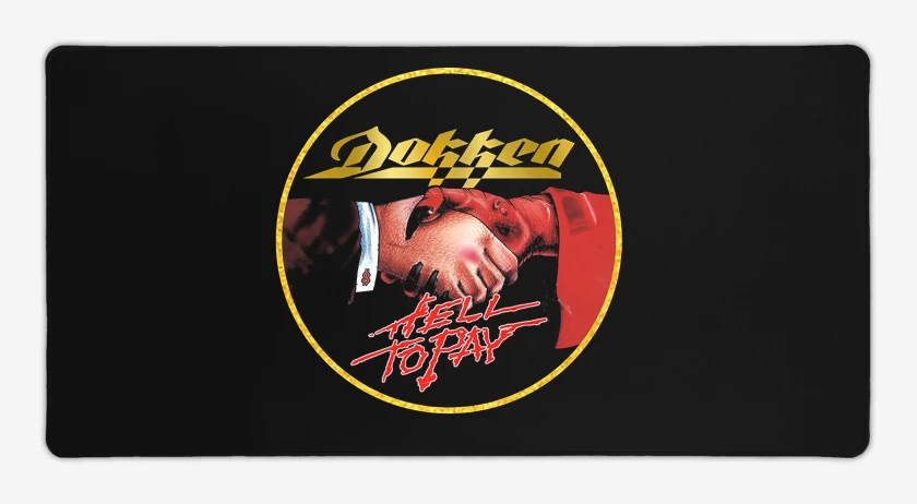 Mouse pad Gamer Negro de Dokken Hell