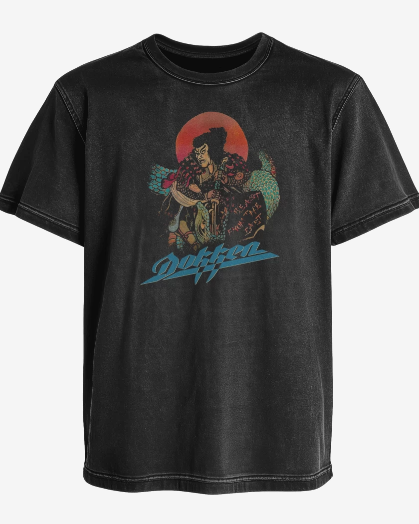 Polera desgastada Dokken Beast from East II