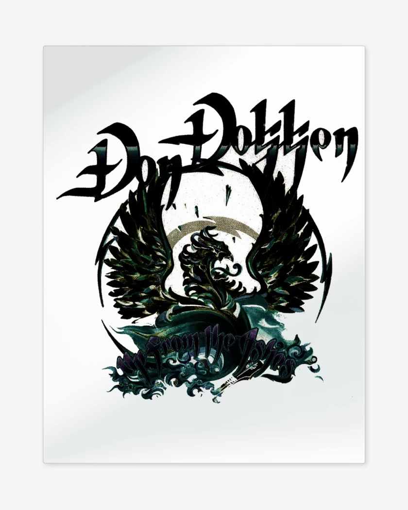 Print metalico Don Dokken Up From II