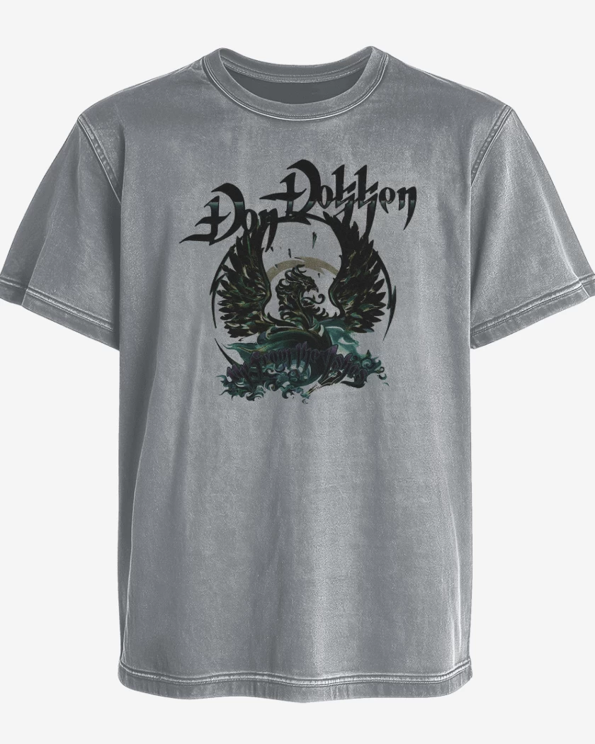 Polera desgastada Don Dokken Up From II