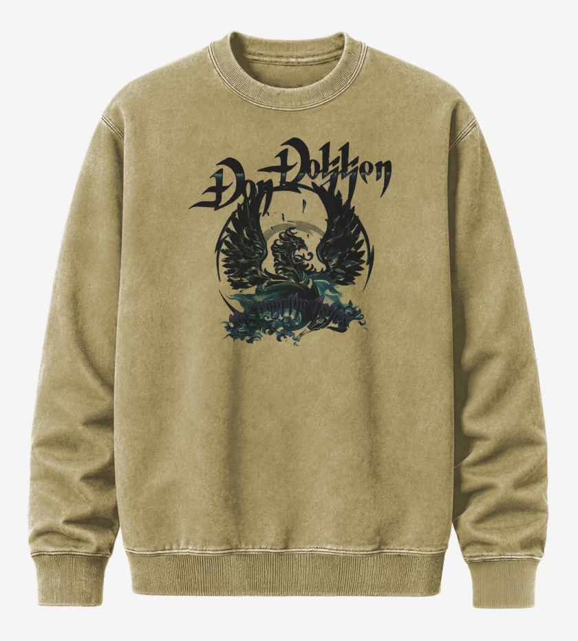 Poleron Polo Acid Wash Beige de Don Dokken Up From II