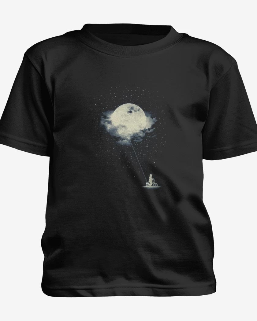Polera de niño Negro de THE BOY WHO STOLE THE MOON
