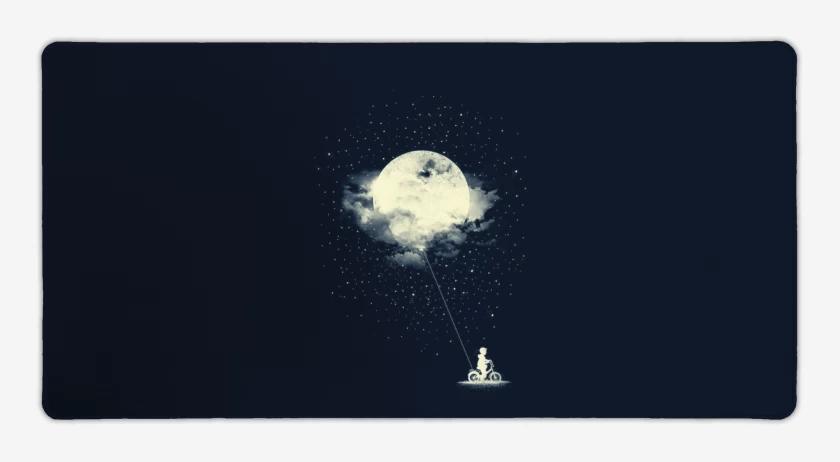 Mouse pad Gamer Azul Marino de THE BOY WHO STOLE THE MOON