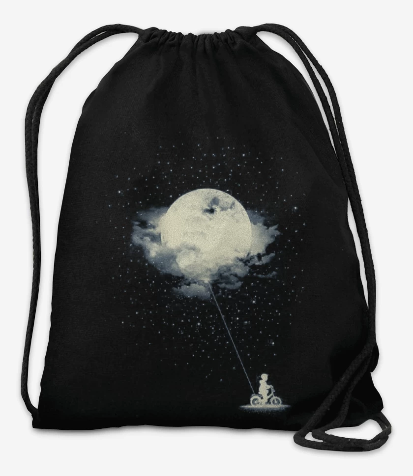 Mochila Negro de THE BOY WHO STOLE THE MOON