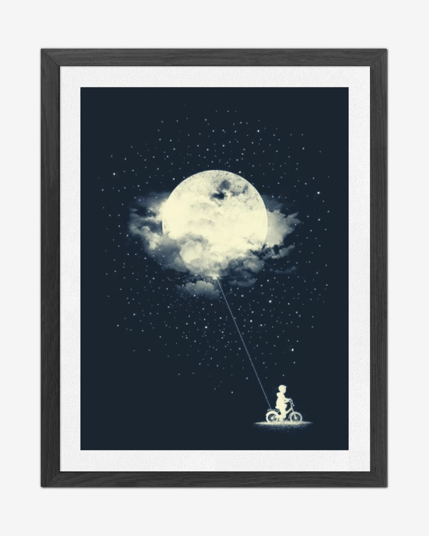 Cuadro decorativo Azul Marino de THE BOY WHO STOLE THE MOON