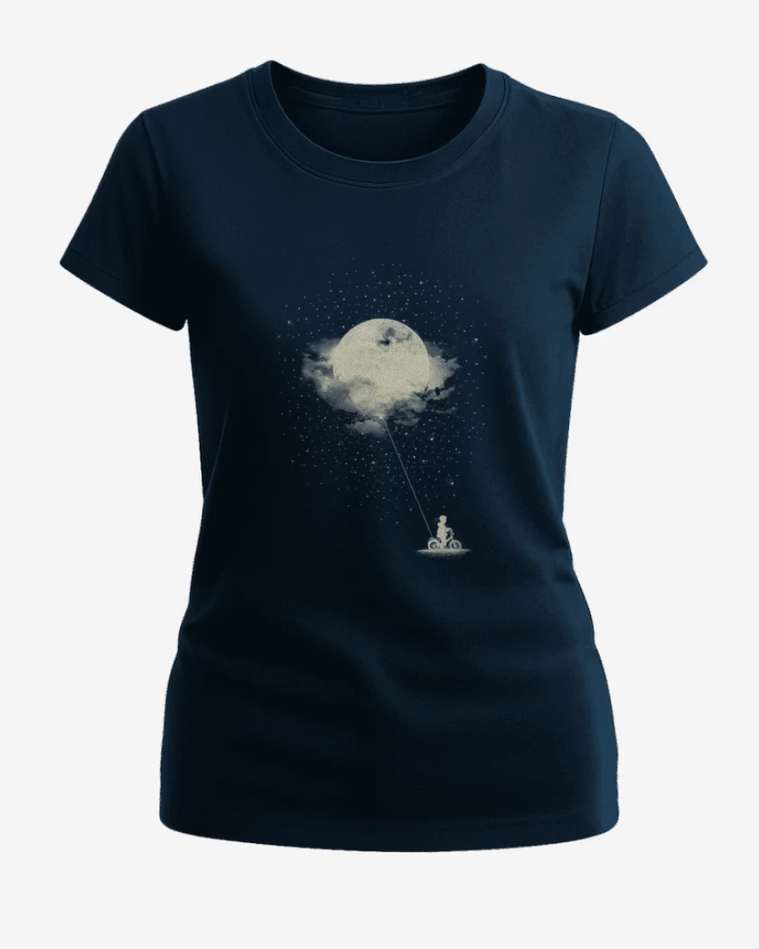 Polera de Mujer Azul Marino de THE BOY WHO STOLE THE MOON