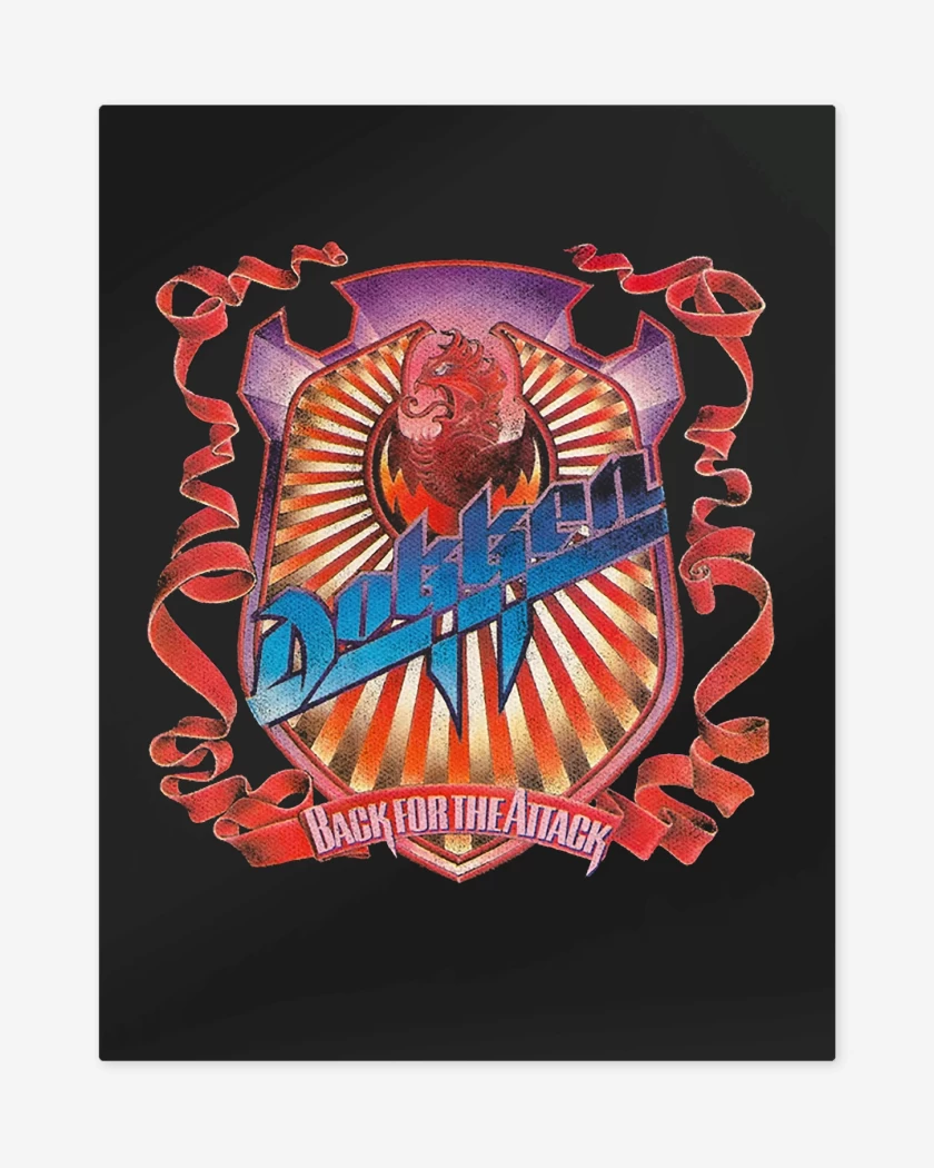 Print metalico Back For The Attack Dokken