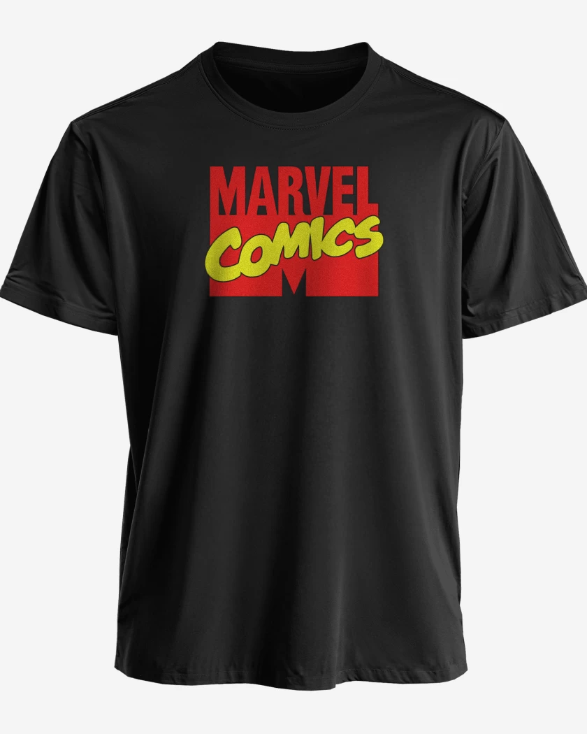Polera Negro de Marvel Comics