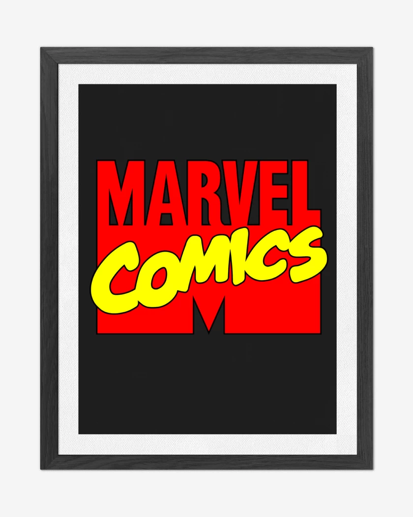 Cuadro decorativo Negro de Marvel Comics