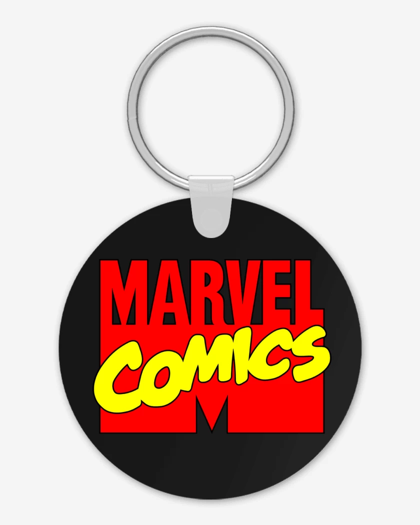 Llavero Negro de Marvel Comics