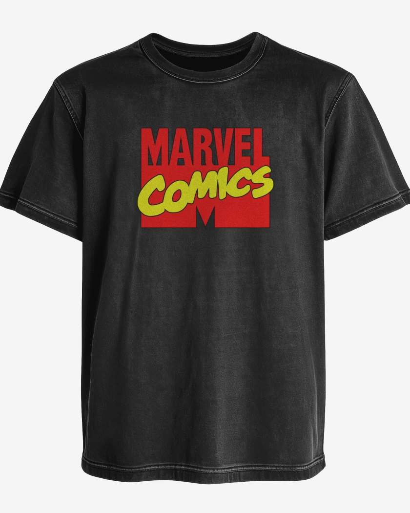 Polera desgastada Marvel Comics