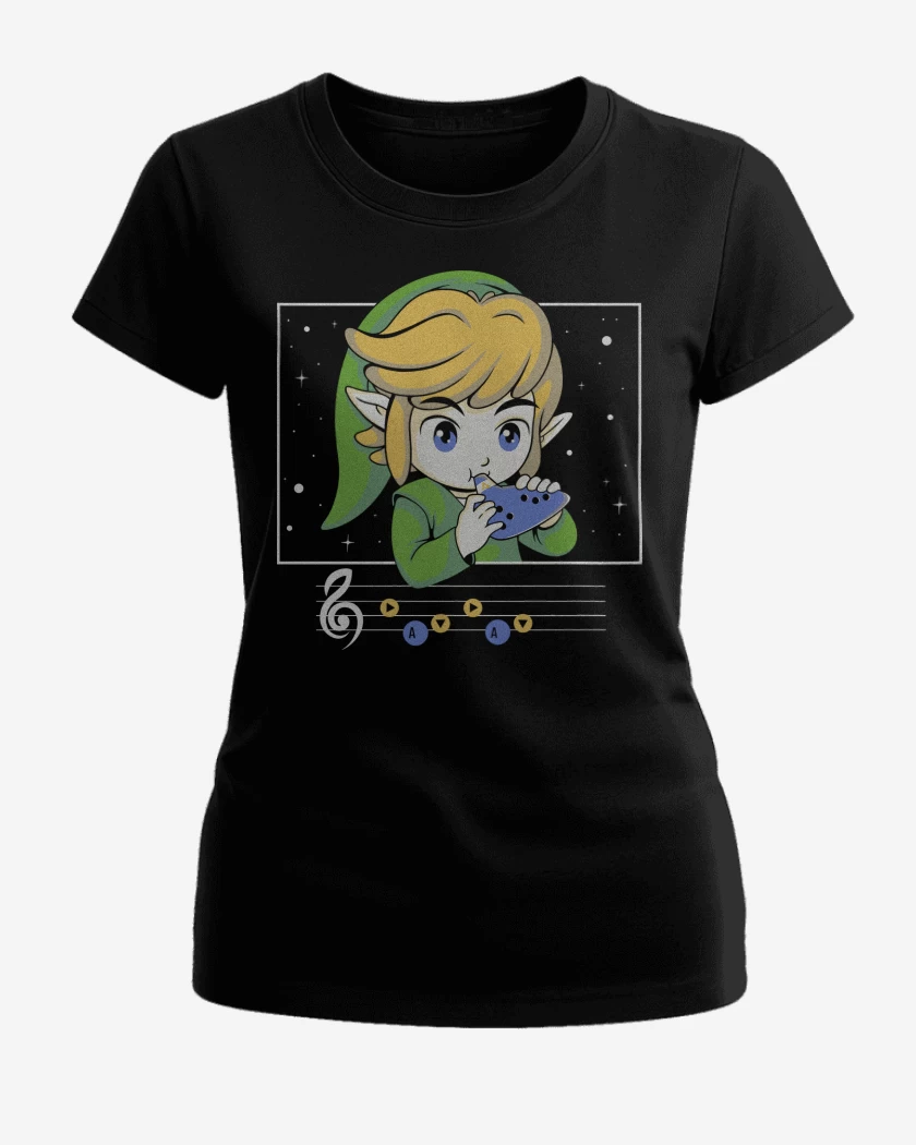 Polera de Mujer Negro de Ocarinata