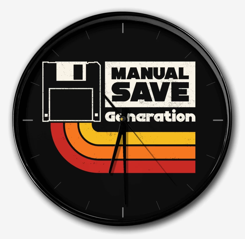 Reloj Negro de Manual Save Gen