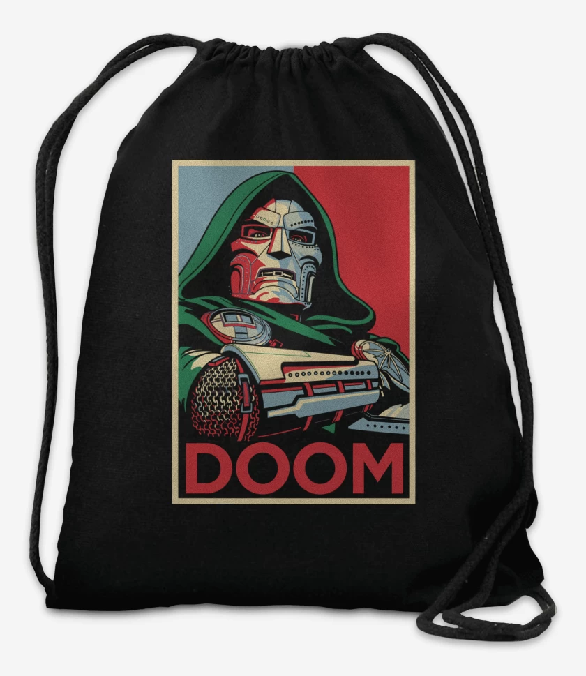 Mochila Negro de Doom For President