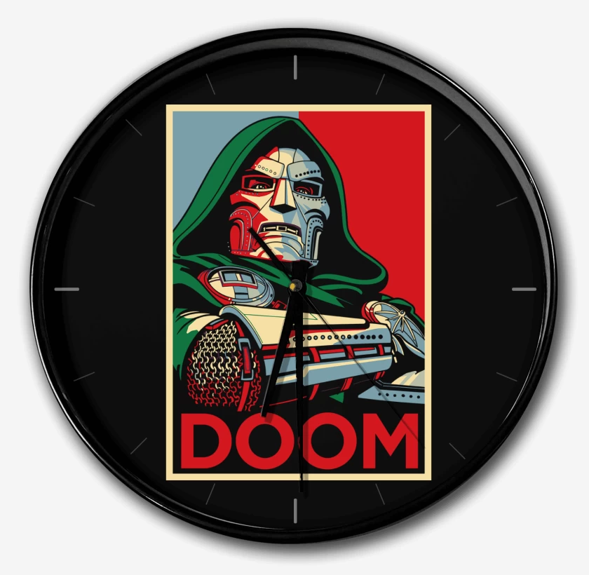 Reloj Negro de Doom For President