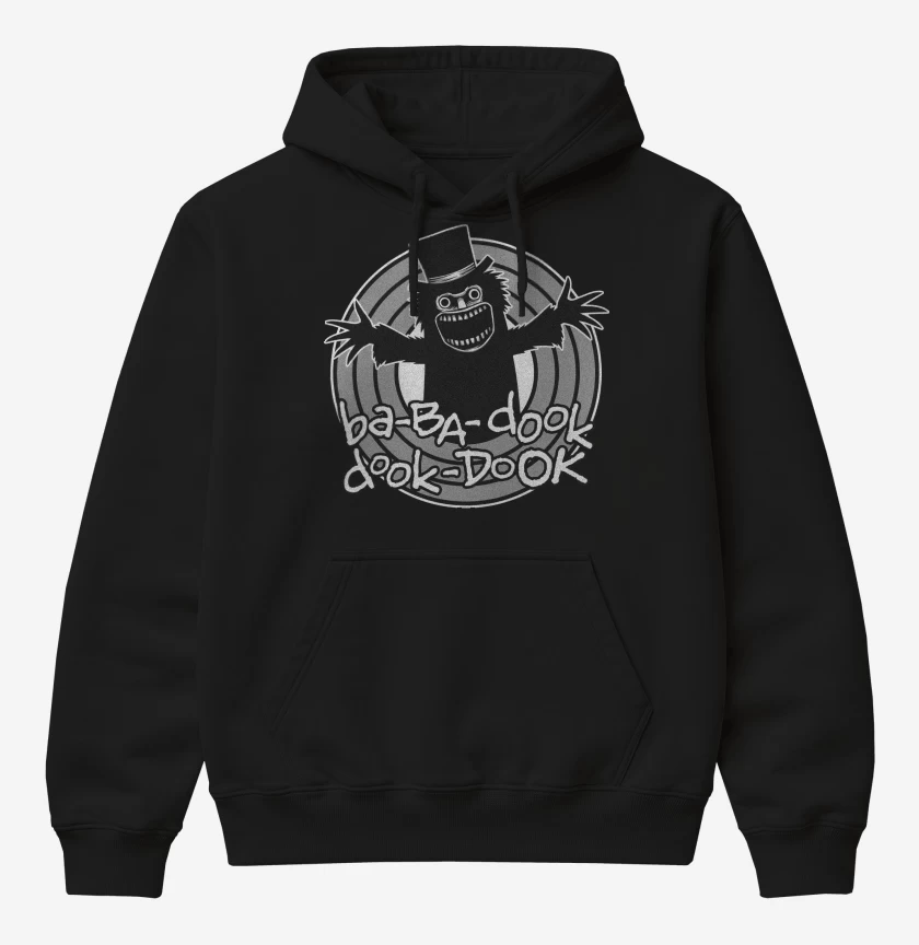 Poleron Canguro básico Negro de BadaDOOK