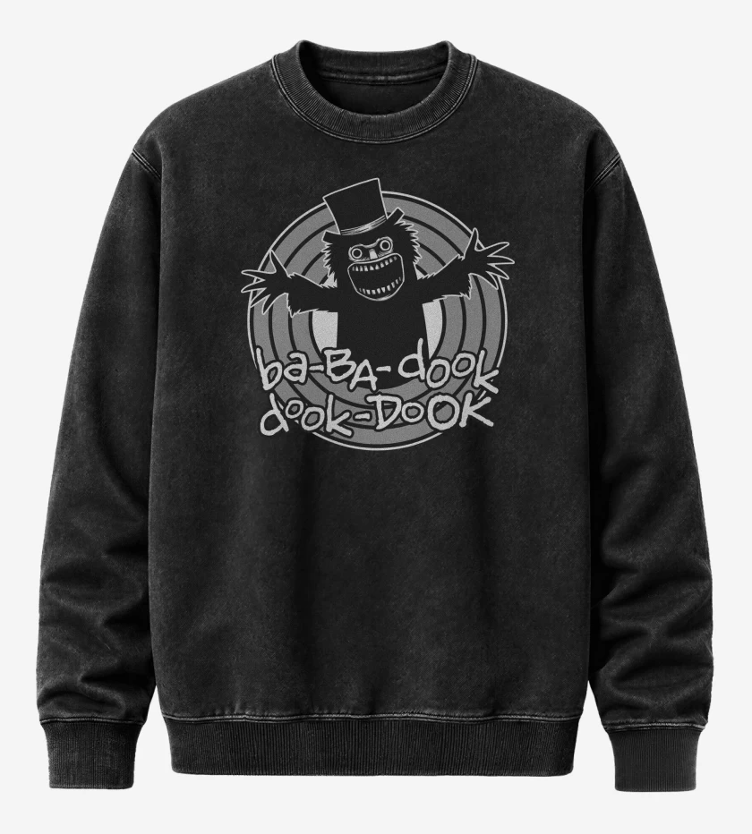 Poleron Polo Acid Wash Negro de BadaDOOK