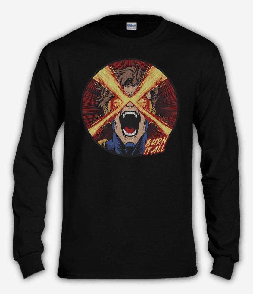 Polera manga larga Negro de Quemalo Todo
