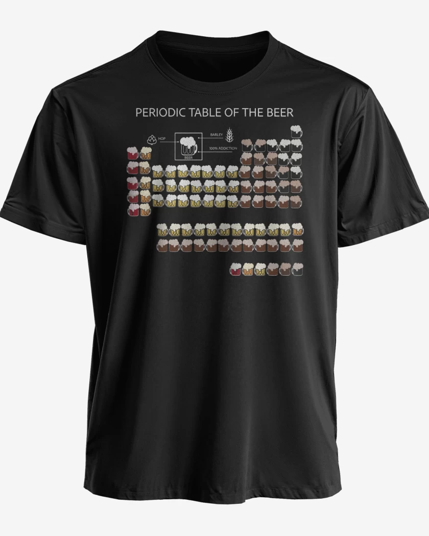 Polera Tabla Periodica de la Chela