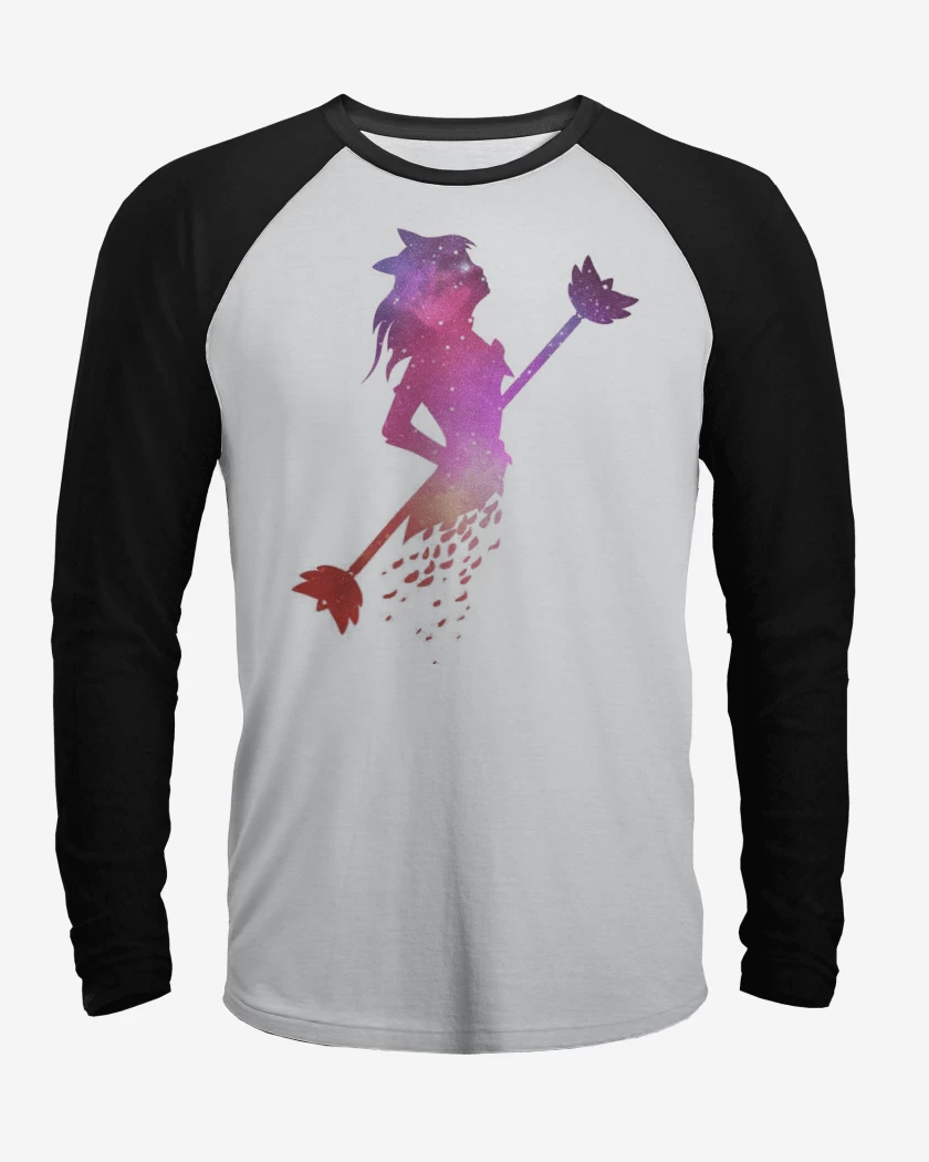 Polera Raglan Blanco / Negro de Star Guardian