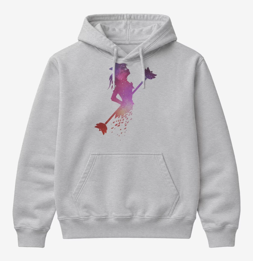 Poleron Canguro básico Gris Melange de Star Guardian