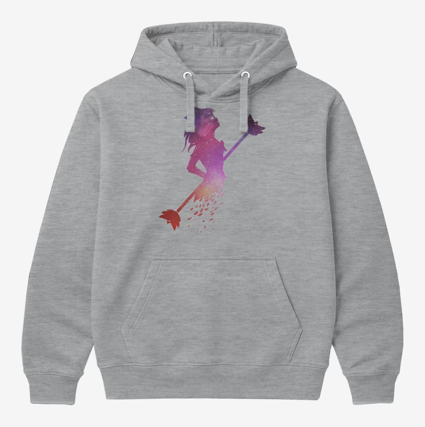Polerón Canguro Gris Melange de Star Guardian