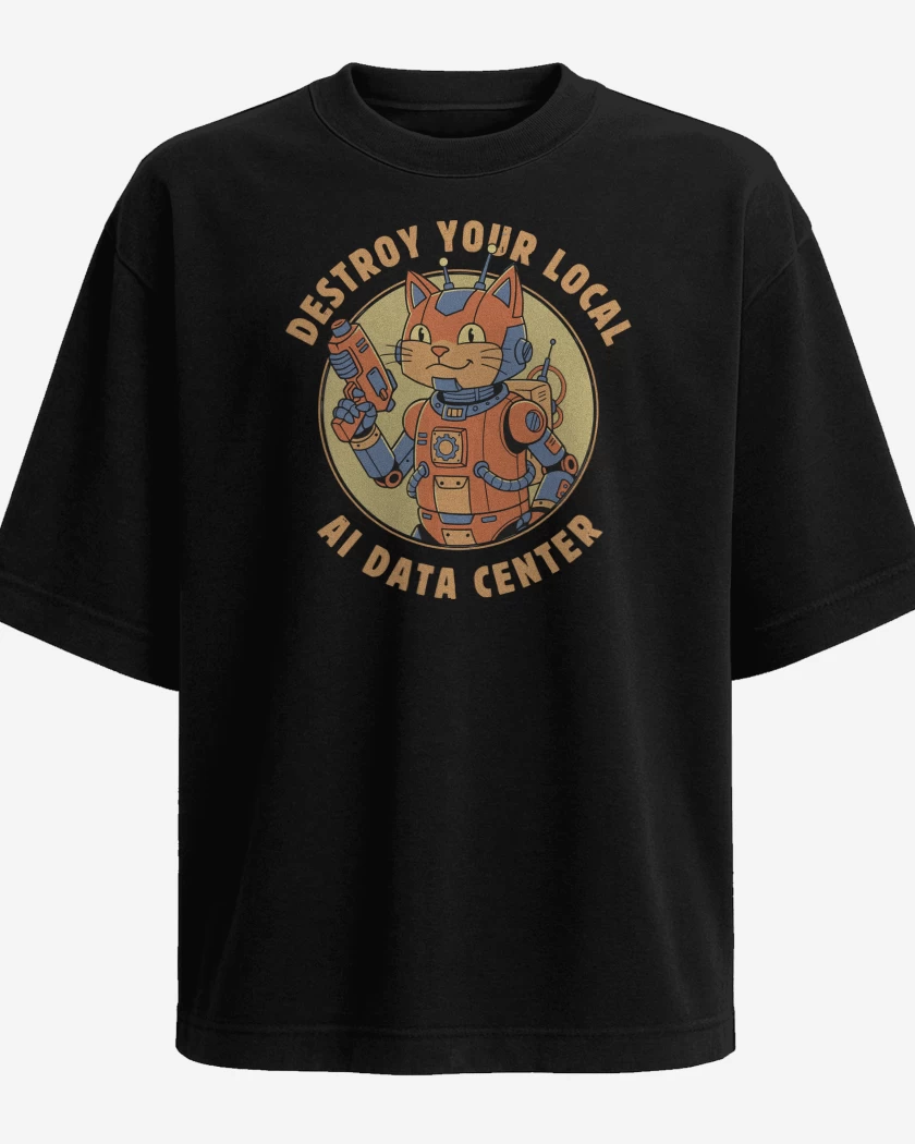 Polera Oversize Destruya la IA