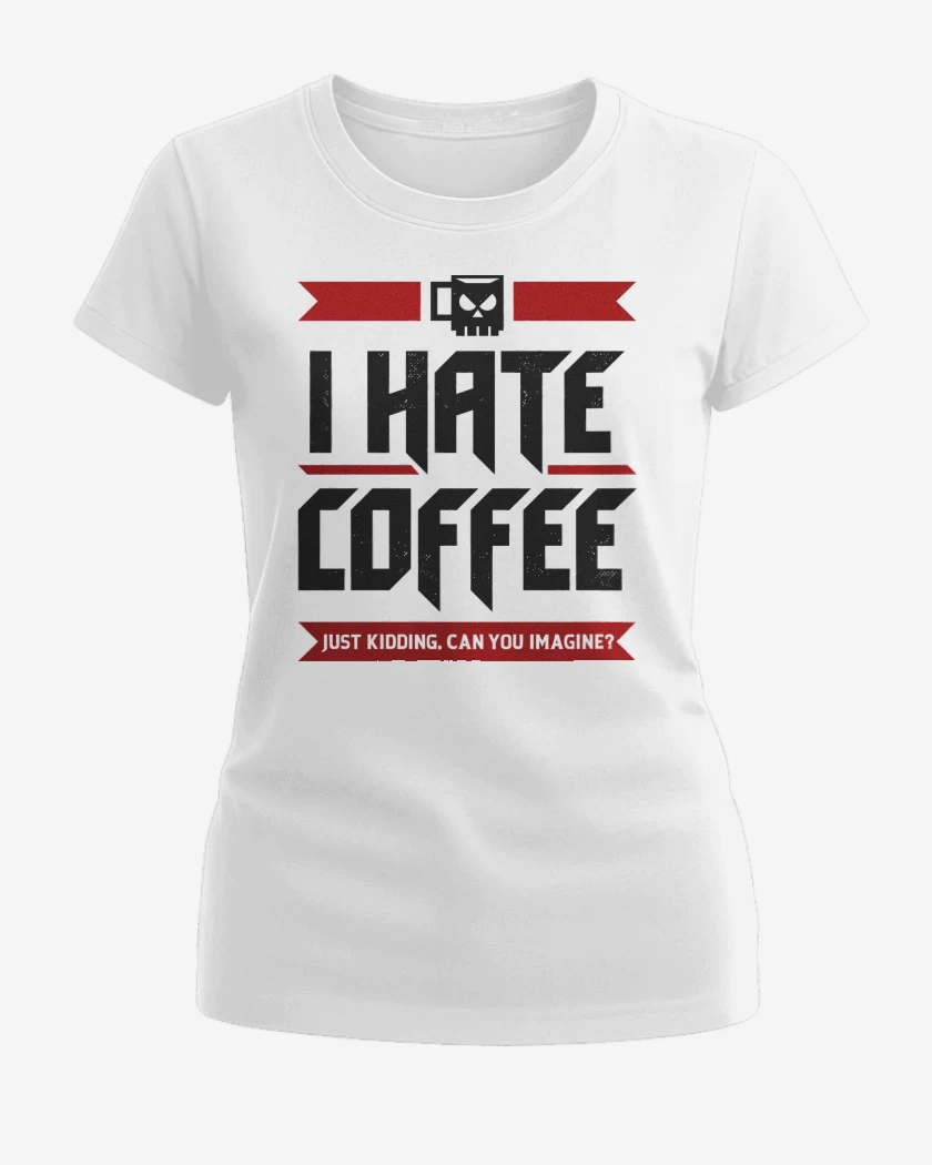 Polera de Mujer Blanco de I Hate Coffee