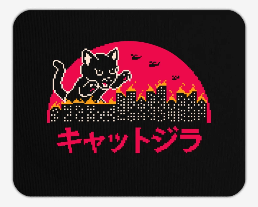Mousepad Catzilla Pixel