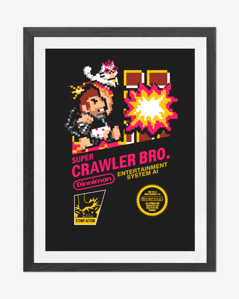 Cuadro decorativo Negro de Super Crawler Bro