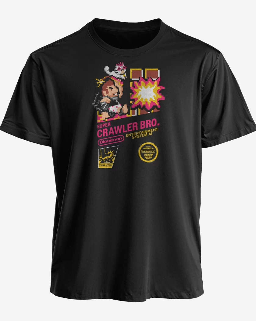 Polera premium Negro de Super Crawler Bro