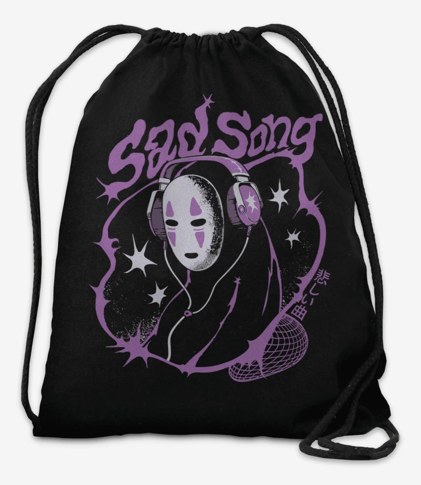 Mochila Negro de Sad Song