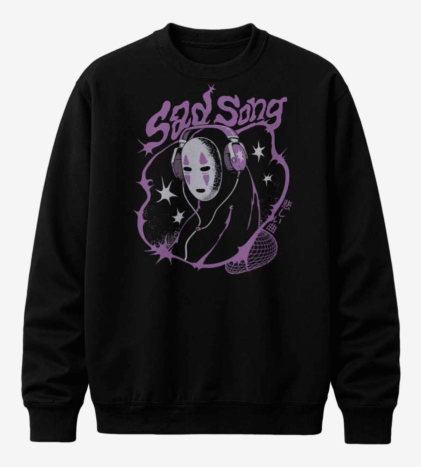Poleron polo Negro de Sad Song